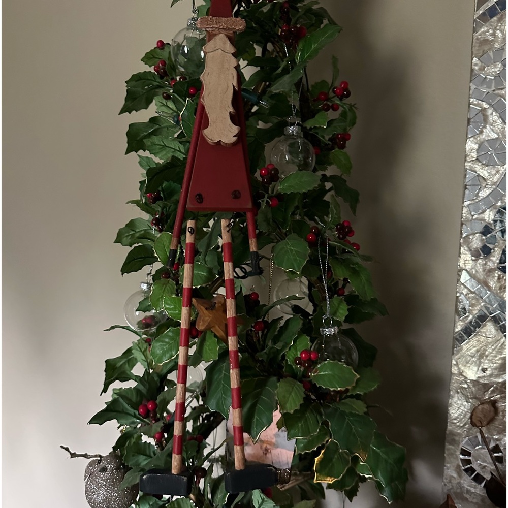 Handmade Santa 16 1/2” RARE - Picture 8 of 8